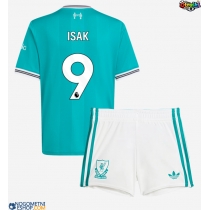 Otroški Nogometni dresi Liverpool Alexander Isak #9 Tretji 2025-26 Kratek Rokav (+ Kratke hlače)